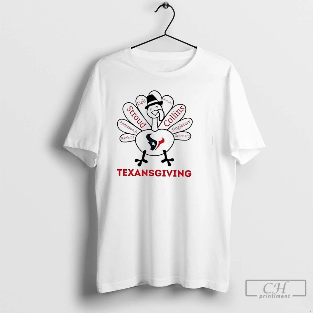 Premium Texansgiving Houston Texans X Thanksgiving T Shirts Hoodie Sweatshirt | PurePodTees.com