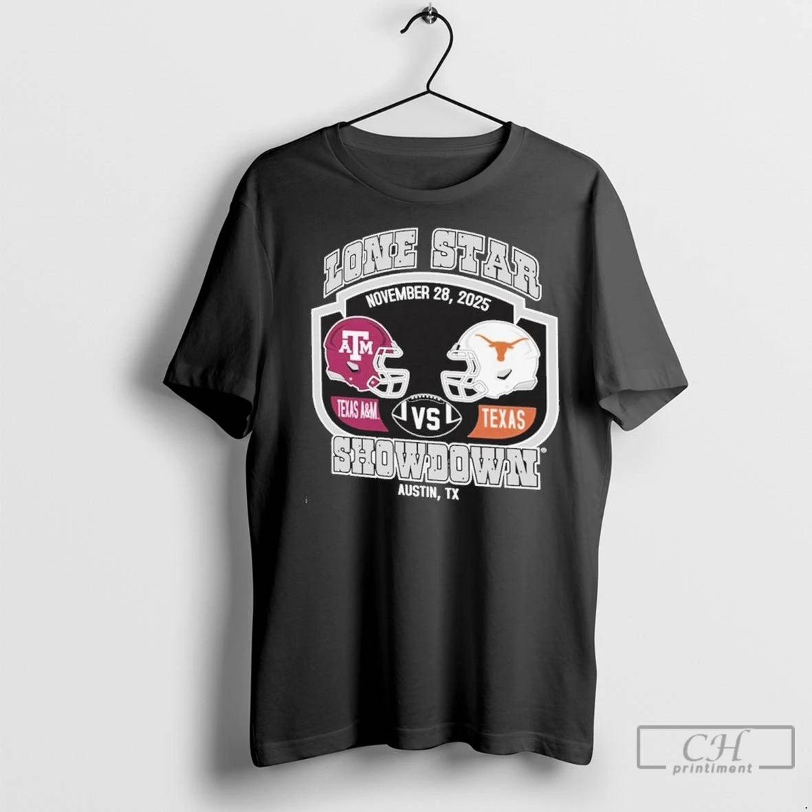 Premium Texas Am Aggies Vs Texas Longhorns Lone Star Showdown Battle Helmet Shirt Hoodie Sweatshirt | PurePodTees.com
