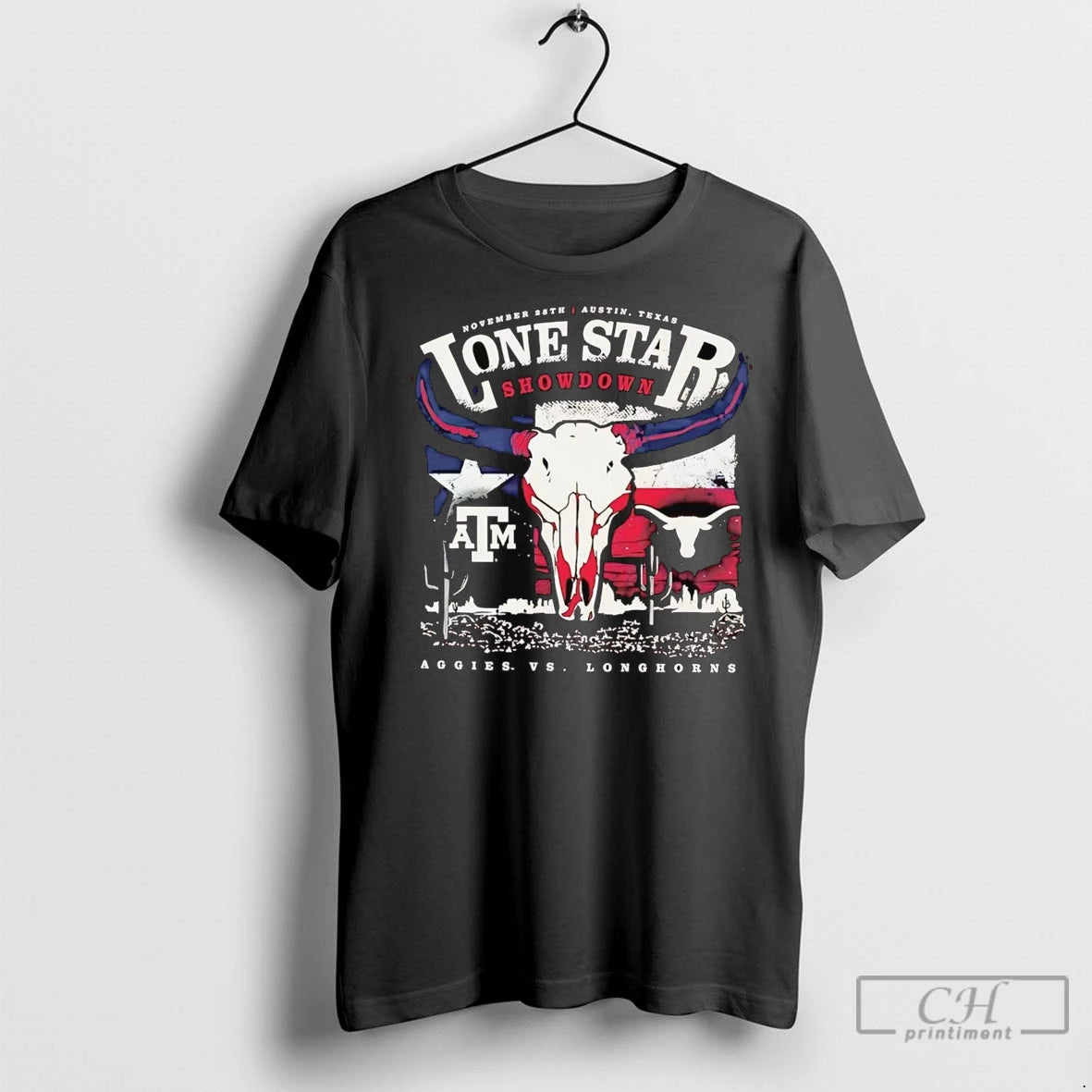 Premium Texas Longhorns Vs Aggies Lone Star Showdown 2025 Shirt Hoodie Sweatshirt | PurePodTees.com