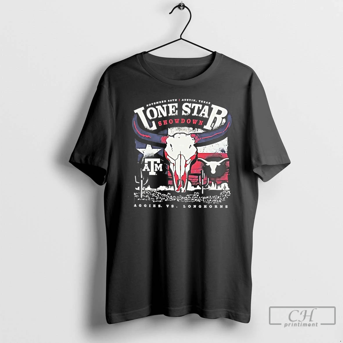 Premium Texas Longhorns Vs Texas Am Aggies 2025 Lone Star Showdown T Shirts Hoodie Sweatshirt | PurePodTees.com