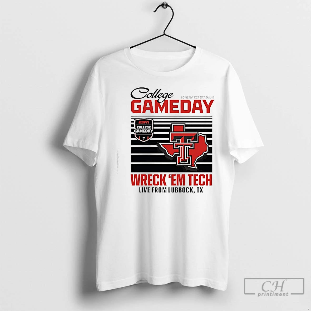 Premium Texas Tech University Espn College Gameday Wreckem Tech Shirt Hoodie Sweatshirt | PurePodTees.com