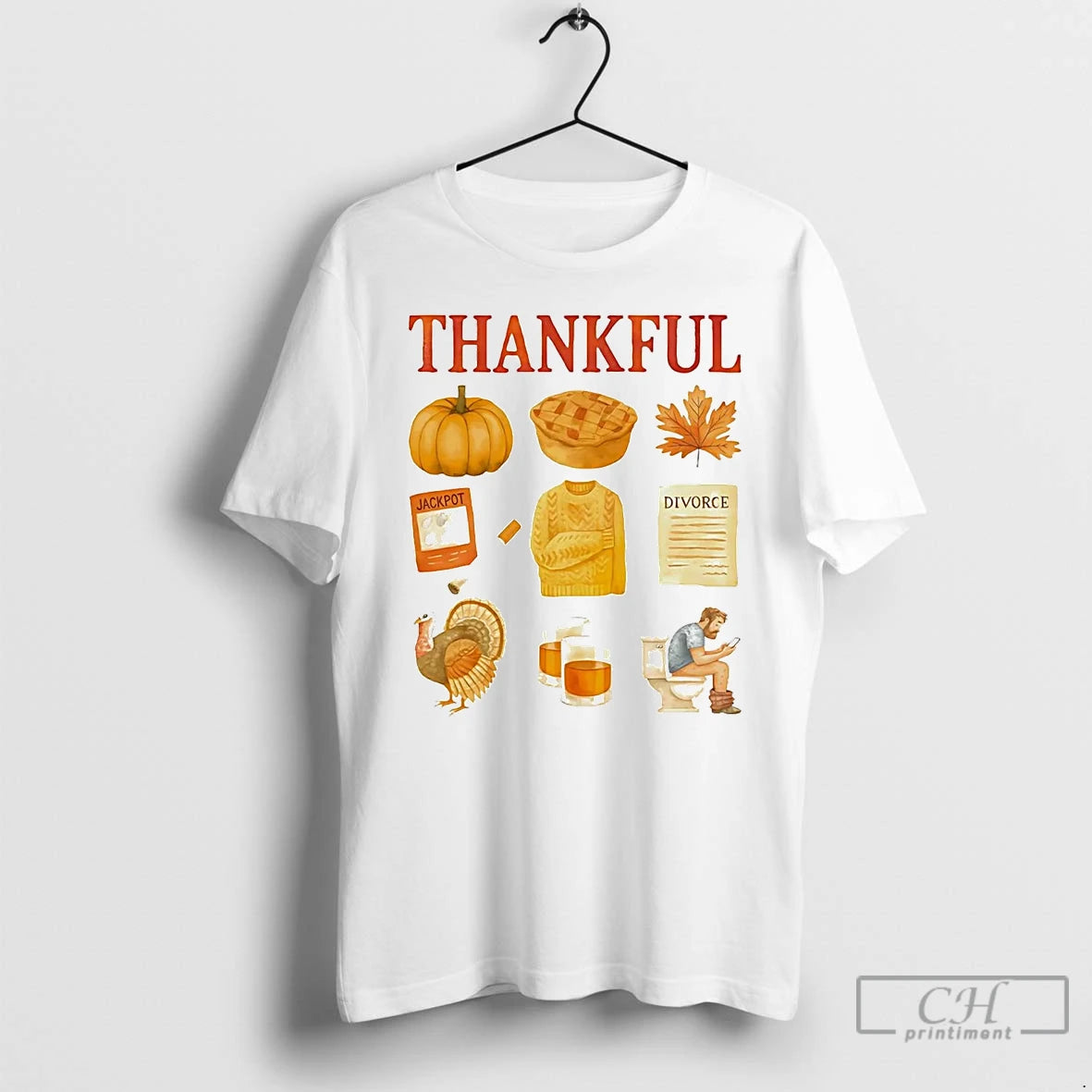 Premium Thankful Things Thanksgiving T Shirts Hoodie Sweatshirt | PurePodTees.com