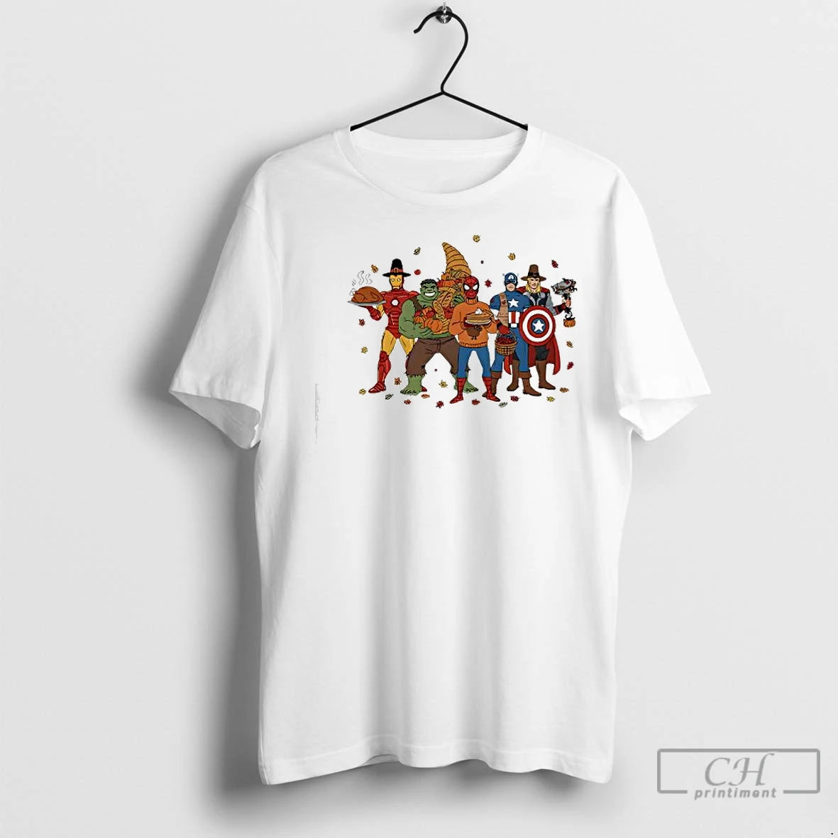 Premium Thanksgiving Superhero Shirt Hoodie Sweatshirt | PurePodTees.com