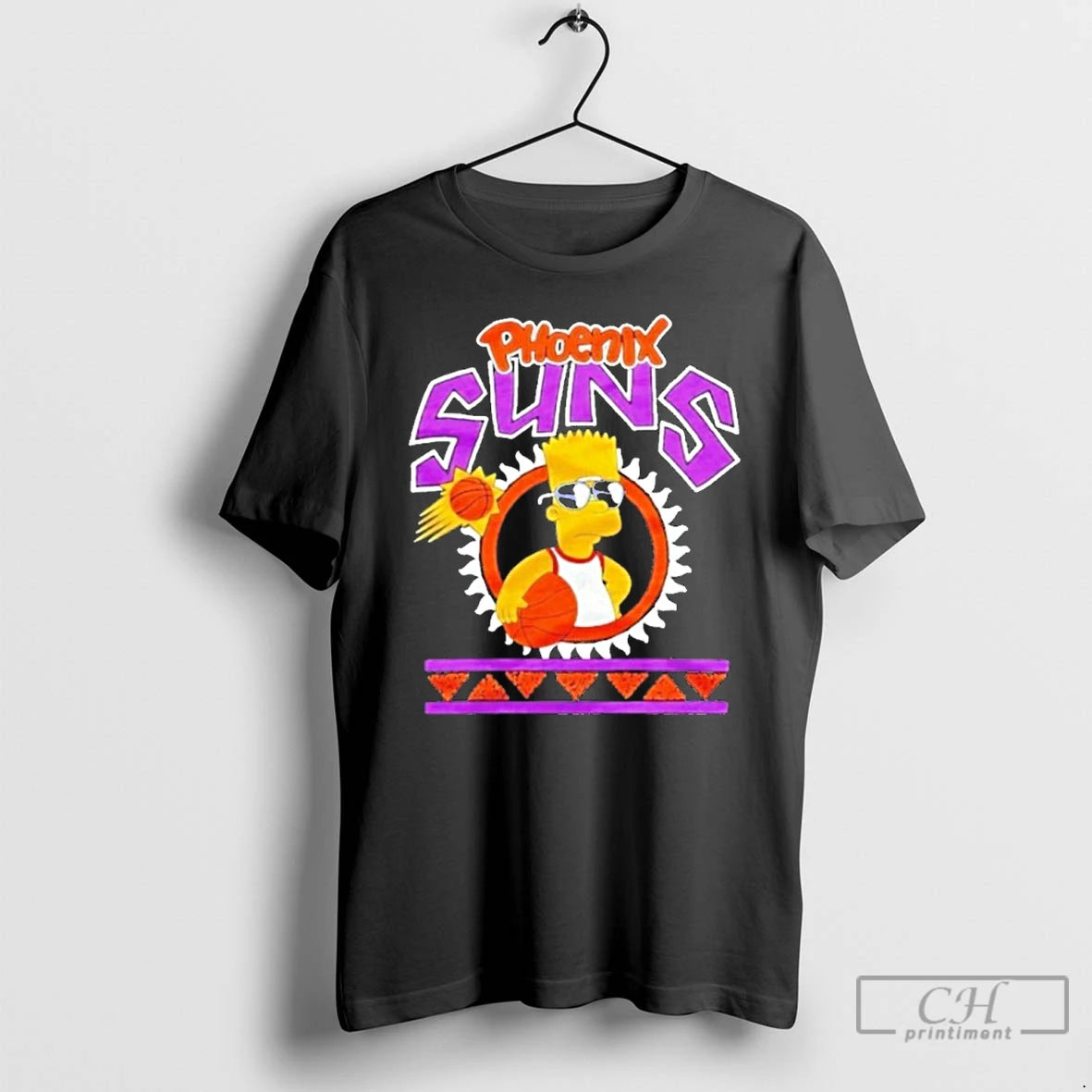 Premium The Bart Simpson X Phoenix Suns Nba Shirt Hoodie Sweatshirt | PurePodTees.com