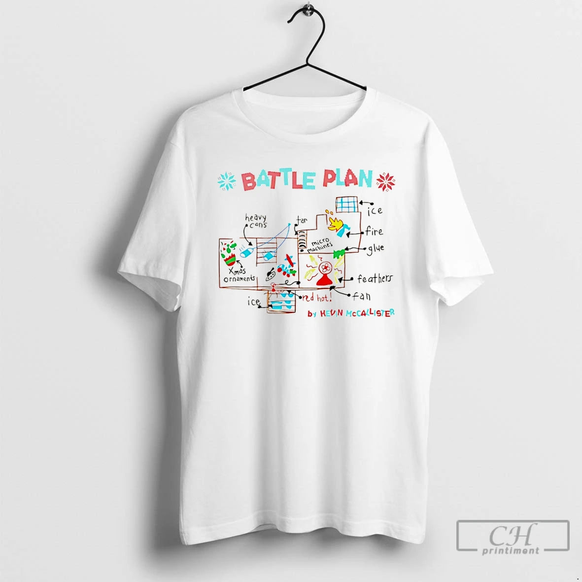 Premium The Battle Plan Paint Christmas 2025 Christmas T Shirts Hoodie Sweatshirt | PurePodTees.com