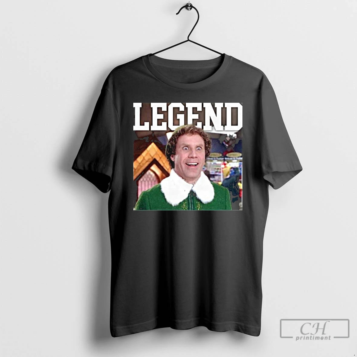 Premium The Buddy The Elf Legend Merry Christmas 2025 Long Sleve T Shirts Hoodie Sweatshirt | PurePodTees.com