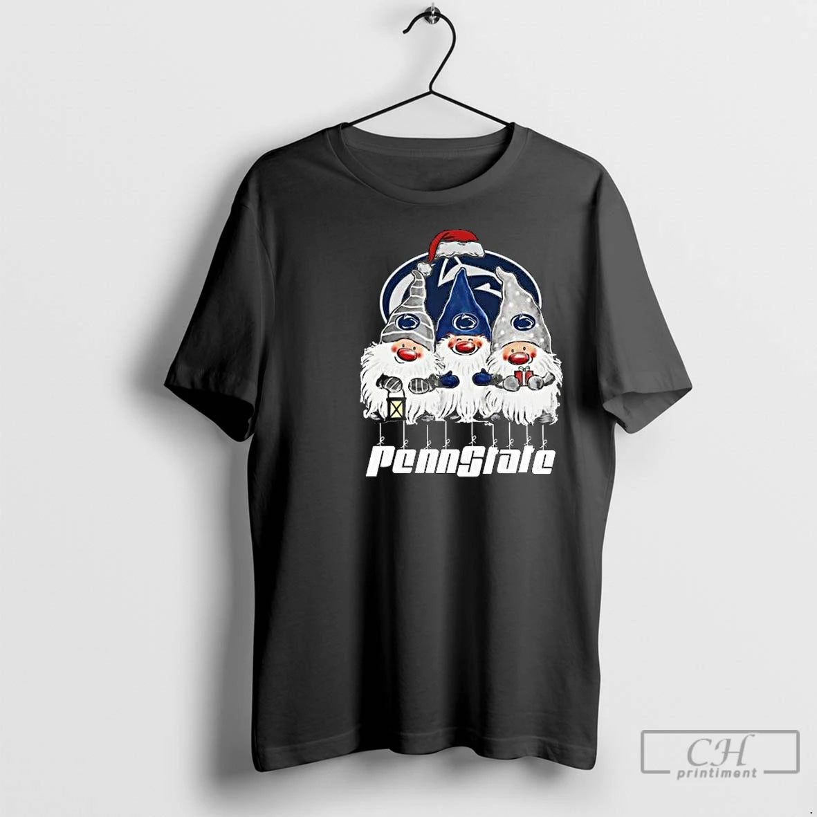 Premium The Gnomes X Penn State Nittany Lions Merry Christmas 2025 Circle Black Shirt Hoodie Sweatshirt | PurePodTees.com