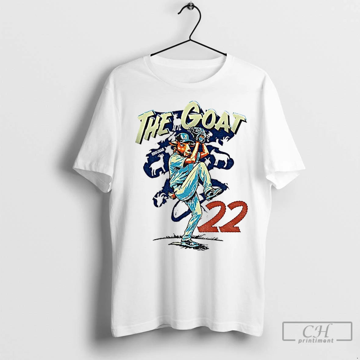 Premium The Goat Clayton Kershaw 22 Los Angeles Dodgers Mlb Baseball World Series 2025 Shirt Hoodie Sweatshirt