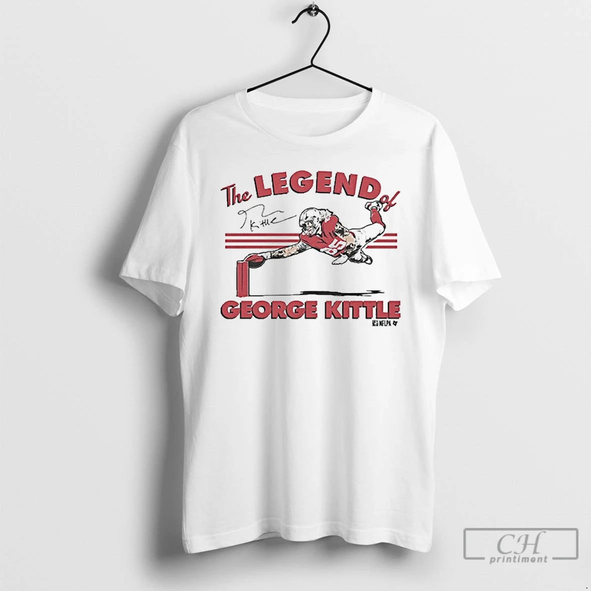 Premium The Legend Of George Kittle 49ers Shirt Hoodie Sweatshirt | PurePodTees.com
