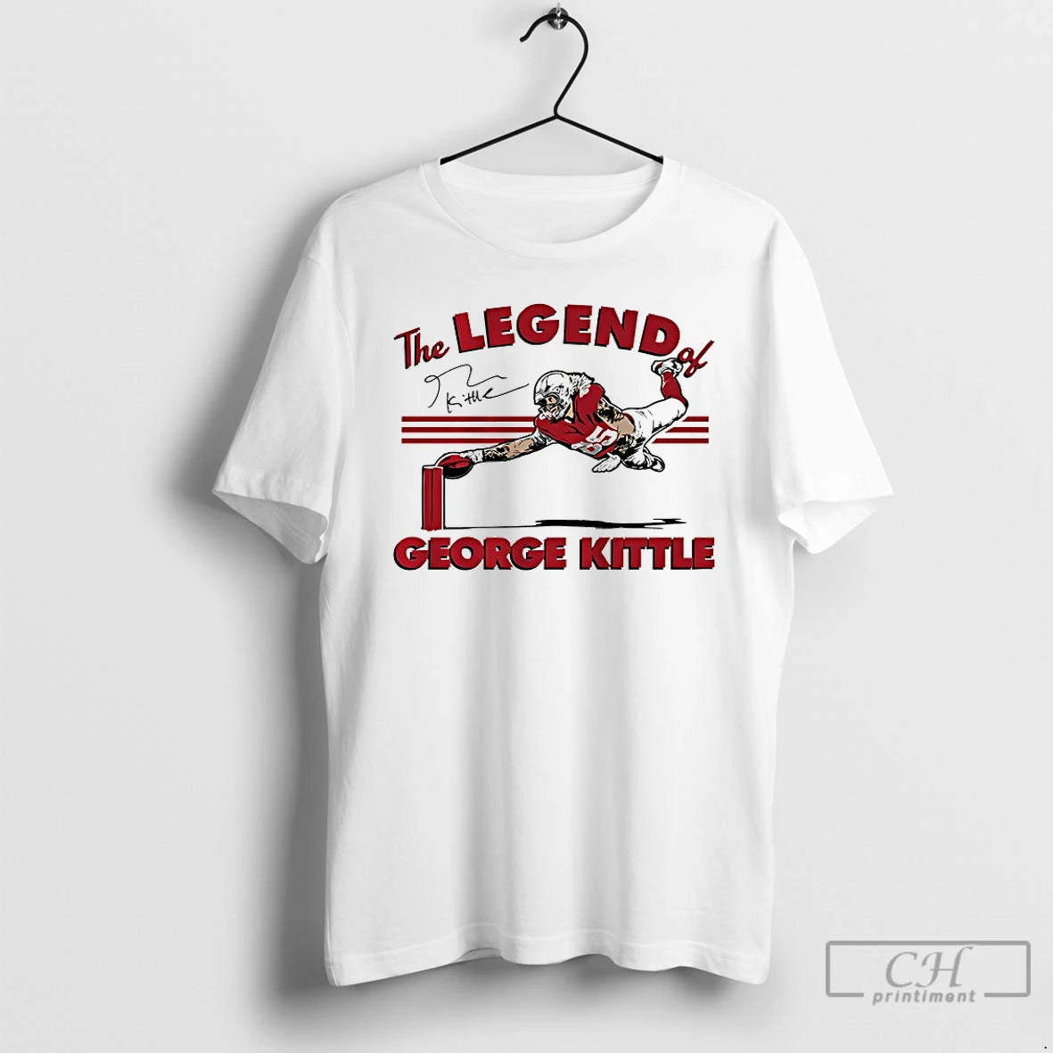 Premium The Legend Of George Kittle Shirt Hoodie Sweatshirt | PurePodTees.com