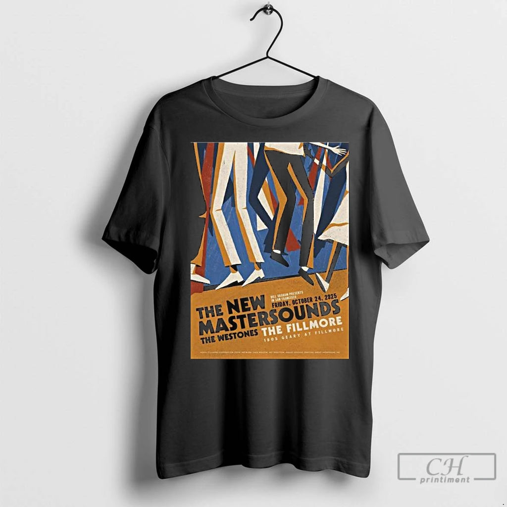 Premium The New Mastersounds October 24 2025 In San Francisco Long Sleve Shirt Hoodie Sweatshirt | PurePodTees.com