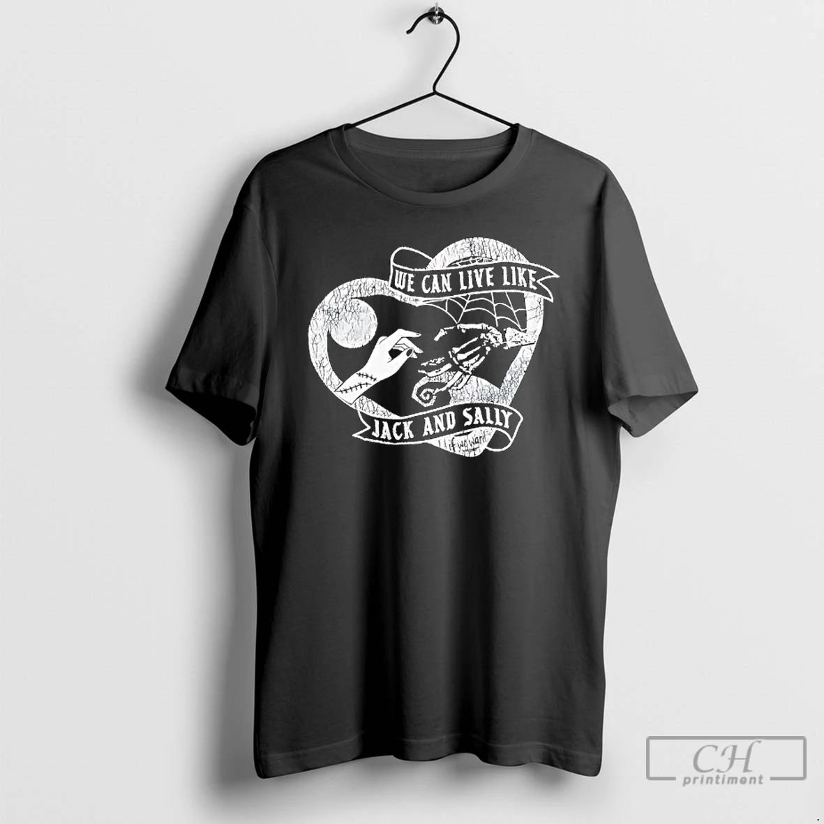 Premium The Nightmare Before Christmas We Can Live Like Jack And Sally I Miss You Shirt Hoodie Sweatshirt | PurePodTees.com