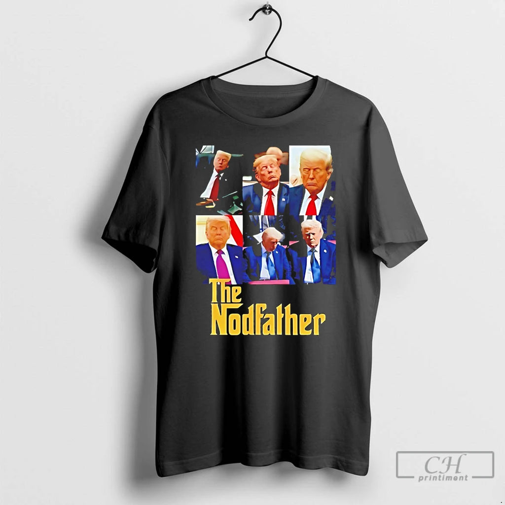 Premium The Nodfather Trump Sleeping T Shirts Hoodie Sweatshirt | PurePodTees.com