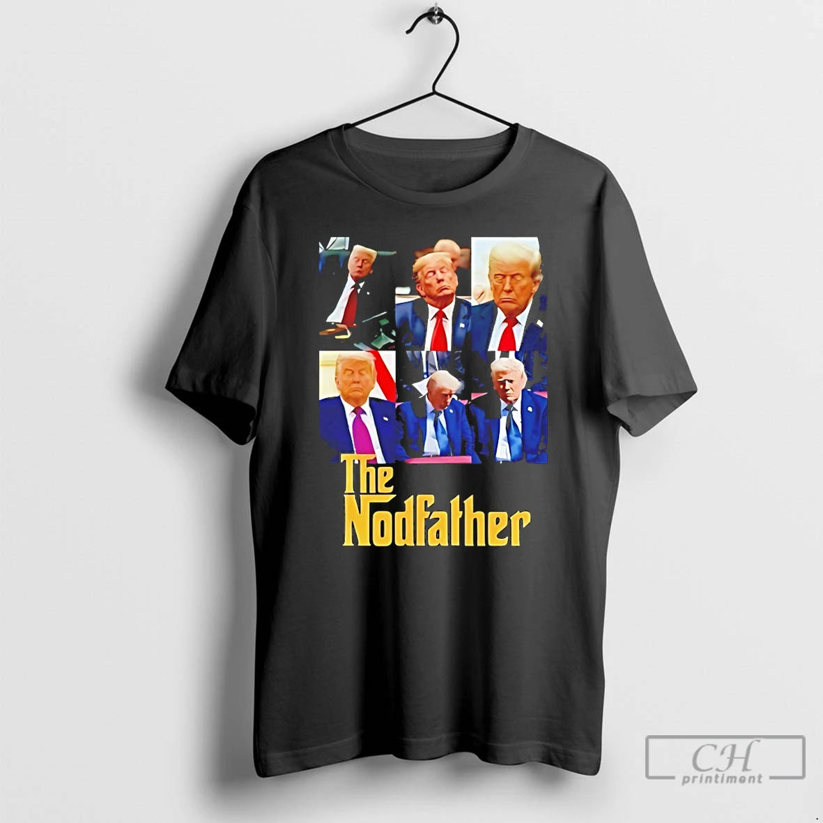 Premium The Nodfather Trump Sleeping T Shirts Hoodie Sweatshirt | PurePodTees.com