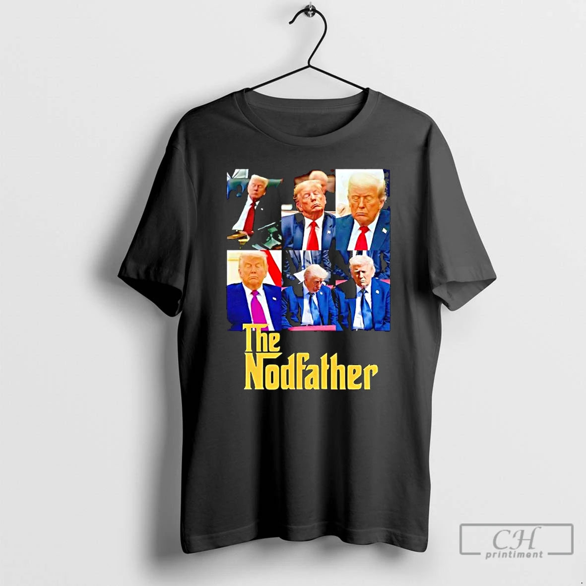Premium The Nodfather U S President Donald Trump T Shirts Hoodie Sweatshirt | PurePodTees.com