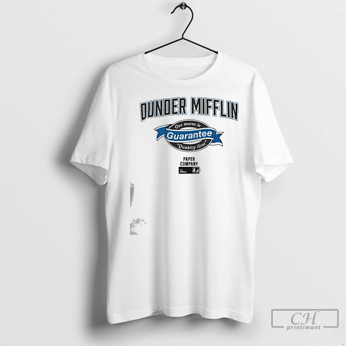 Premium The Office Dunder Ringer Dunder Mifflin Guarantee Shirt Hoodie Sweatshirt | PurePodTees.com
