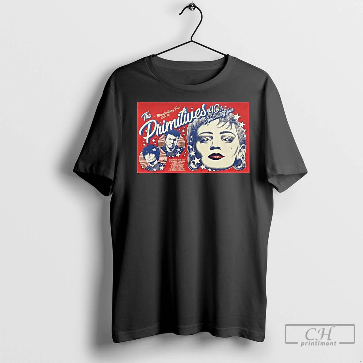 Premium The Primitives 40th Anniversary Uk Tour November 2025 Long Sleve Shirt Hoodie Sweatshirt | PurePodTees.com