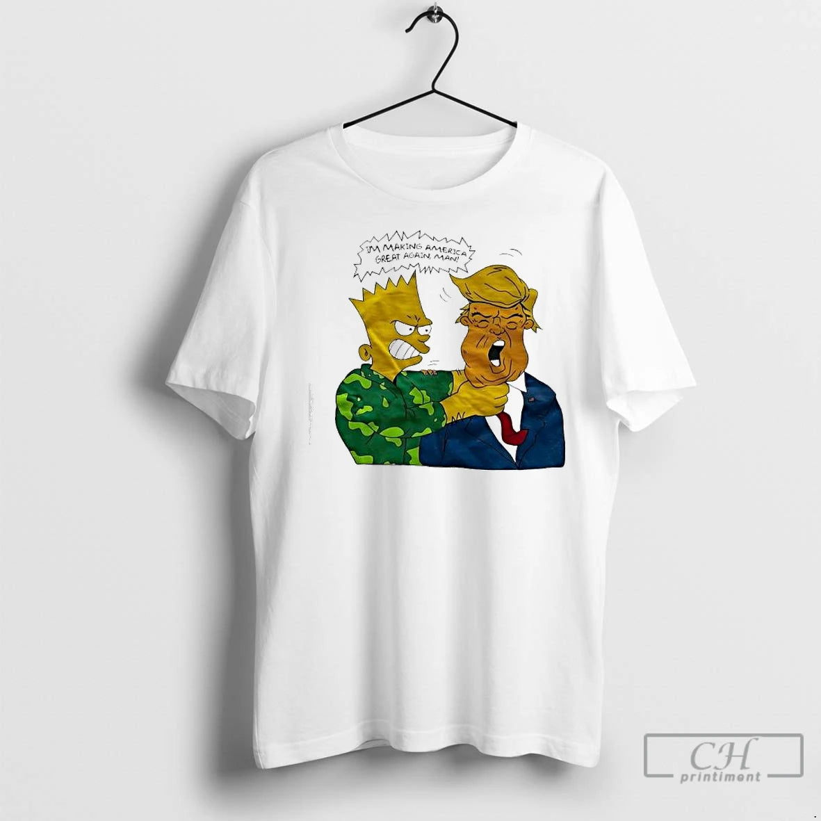 Premium The Simpsons Donald Trump Parody Im Making America Great Again Man Shirt Hoodie Sweatshirt | PurePodTees.com