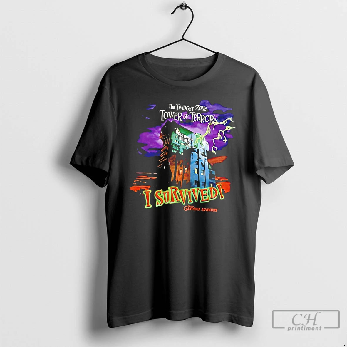 Premium The Twilight Zone Tower Of Terror I Survived Shirt Hoodie Sweatshirt | PurePodTees.com
