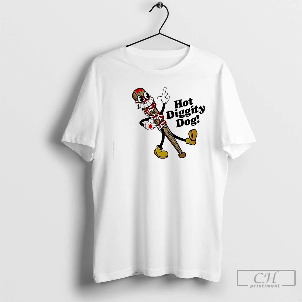 Premium The Walking Dead Raglan 15th Anniversary Hot Diggity Dog T Shirts Hoodie Sweatshirt | PurePodTees.com