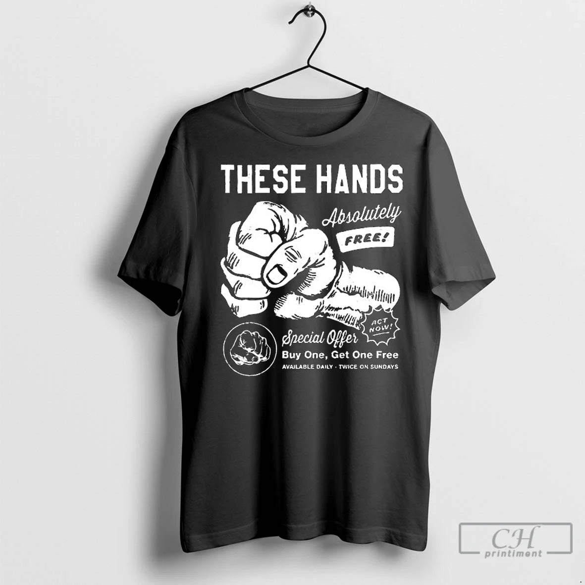 Premium These Hands Absolutely Free Long Sleve Shirt Hoodie Sweatshirt | PurePodTees.com