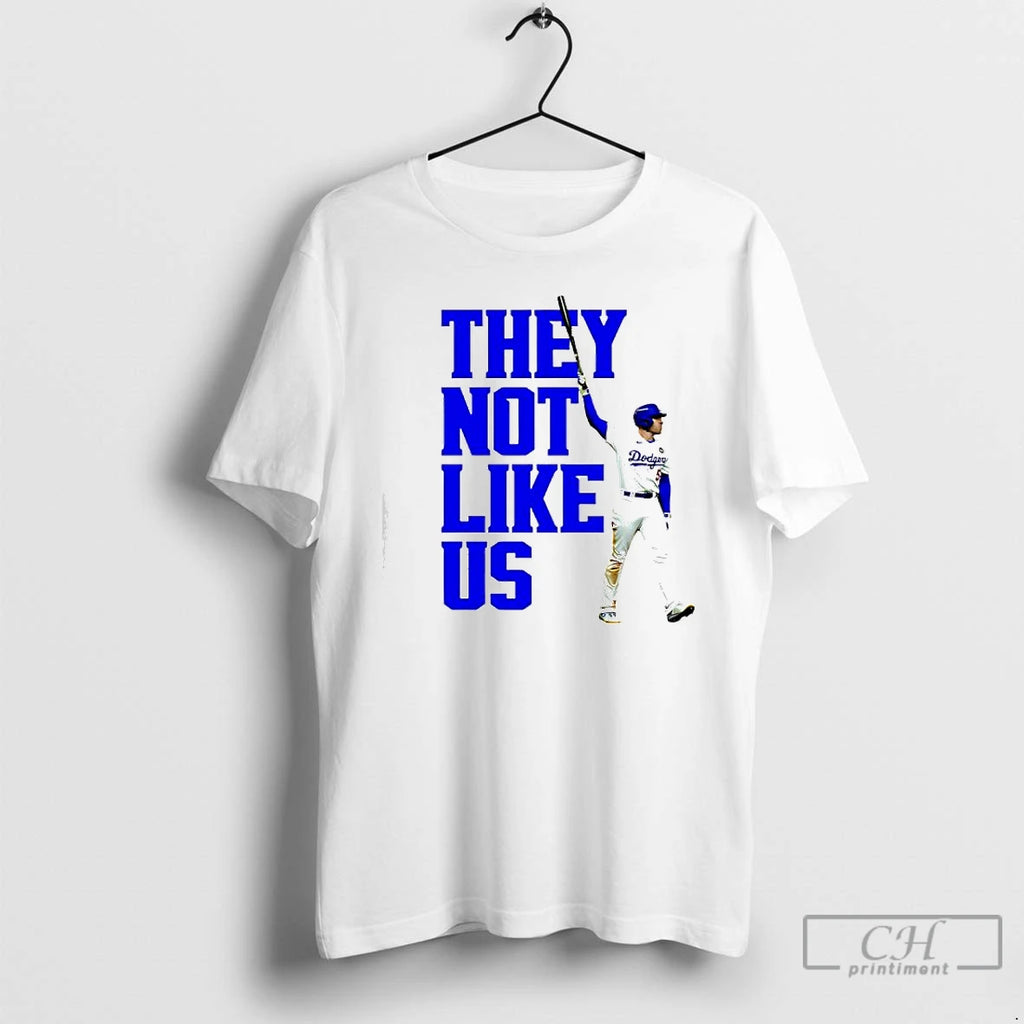 Premium They Not Like Us Freedie Freeman La Dodger T Shirts Hoodie Sweatshirt | PurePodTees.com