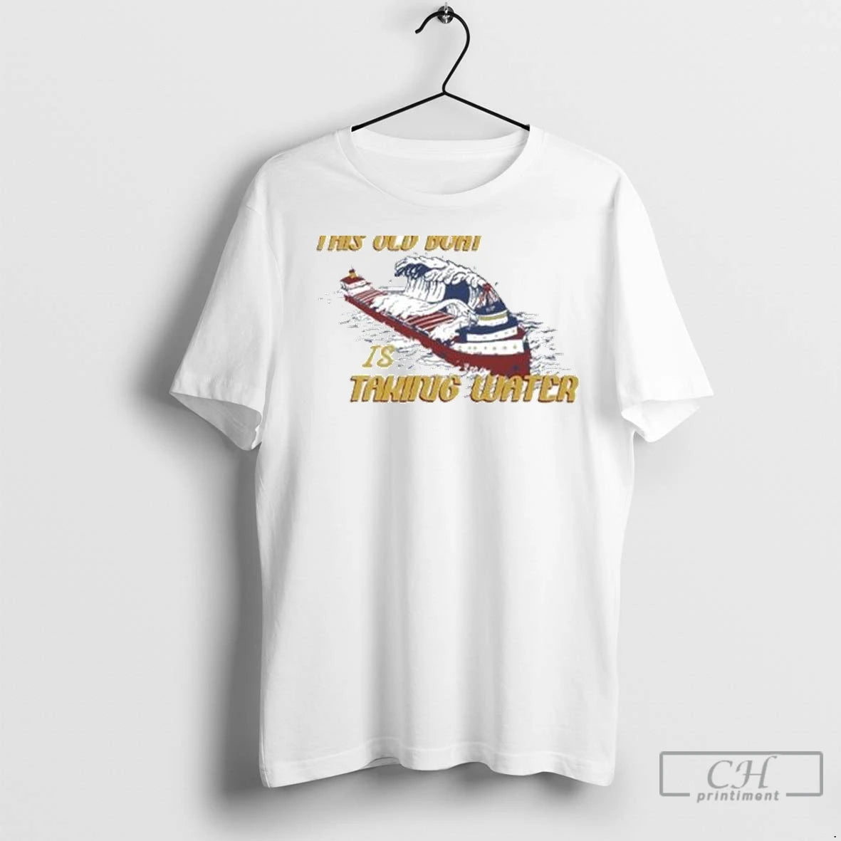 Premium This Boat Is Taking Water Edmund Fitzgerald Memorial Circle White Shirt Hoodie Sweatshirt | PurePodTees.com