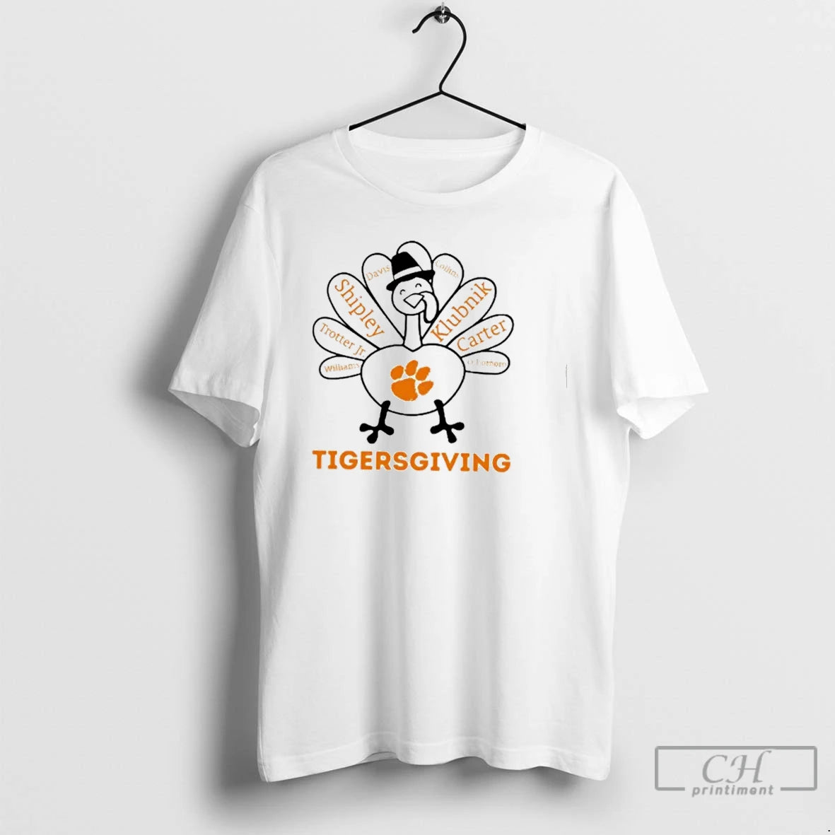 Premium Tigersgiving Clemson Tigers X Thanksgiving T Shirts Hoodie Sweatshirt | PurePodTees.com