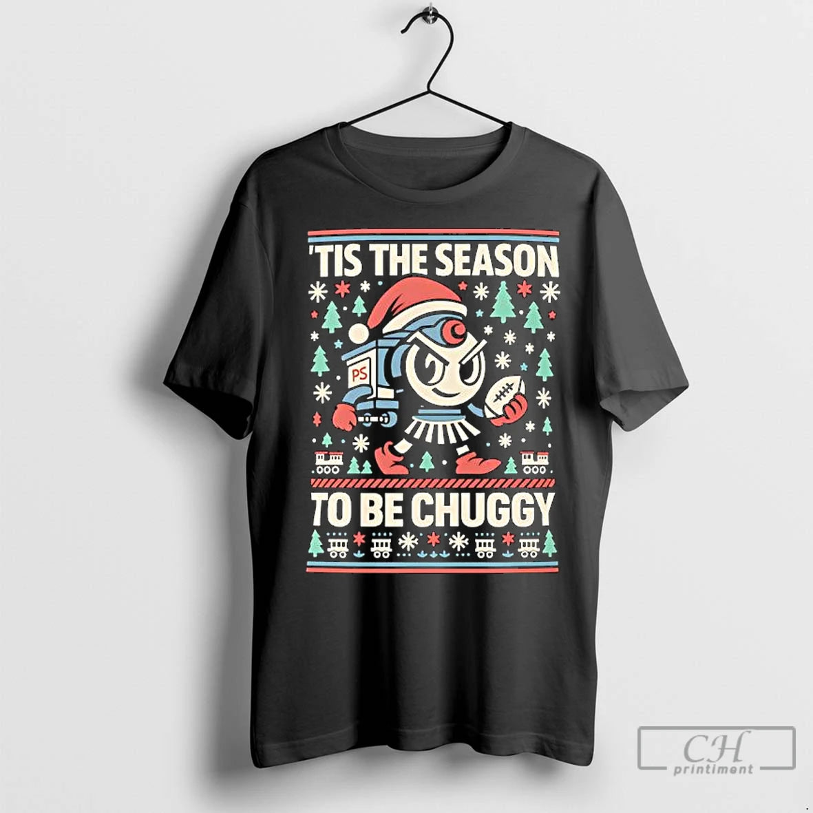 Premium Tis The Season To Be Chuggy Christmas Carol Shirt Hoodie Sweatshirt | PurePodTees.com