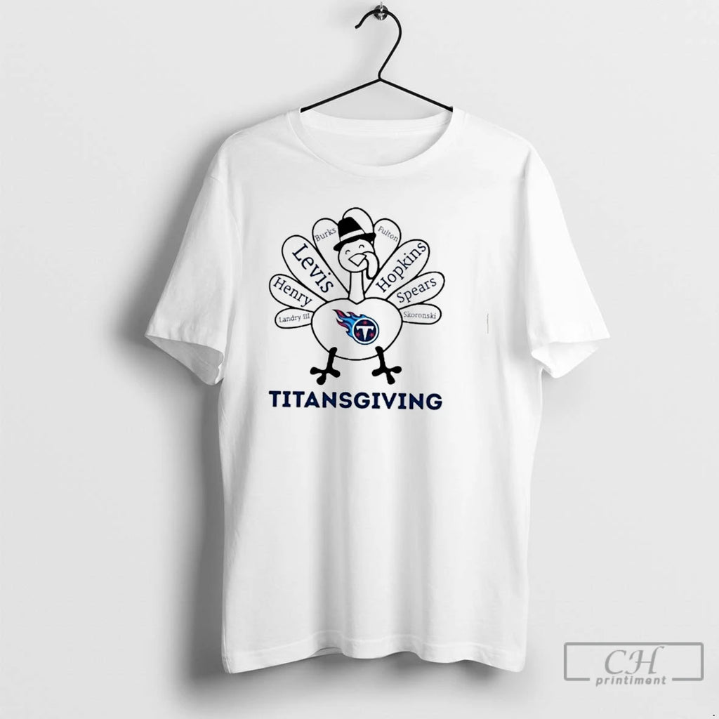 Premium Titansgiving Tennessee Titans X Thanksgiving T Shirts Hoodie Sweatshirt | PurePodTees.com