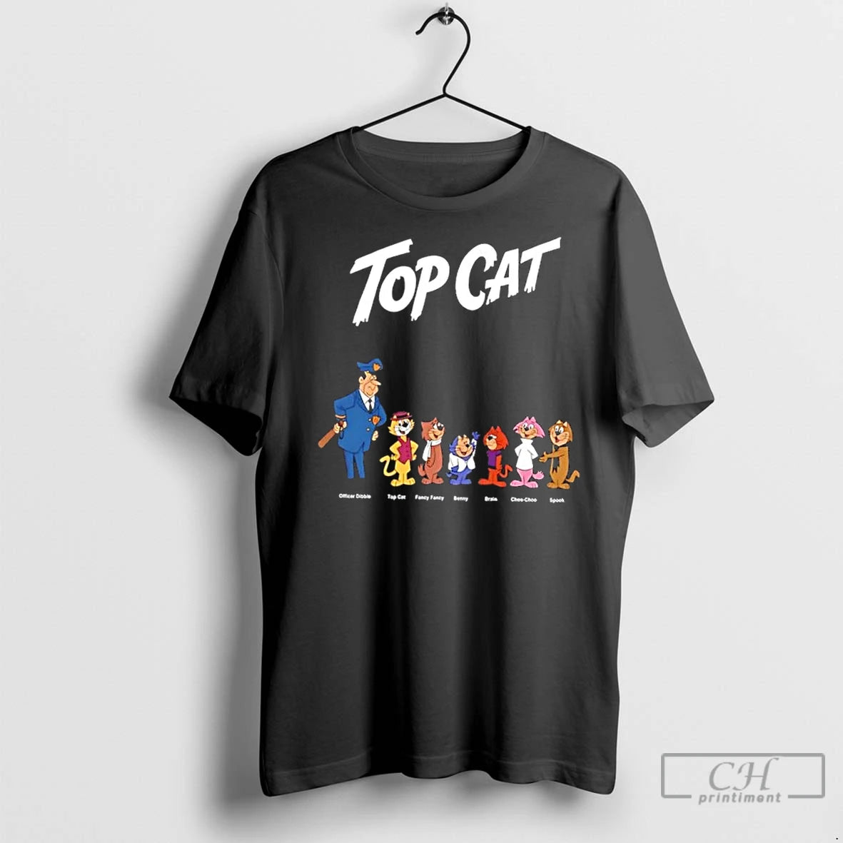 Premium Top Cat 1961 Benny Choo Choo Fancy Brain Shirt Hoodie Sweatshirt | PurePodTees.com