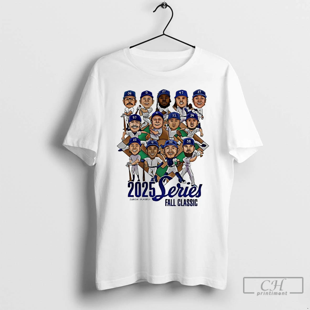 Premium Toronto Blue Jays 2025 World Series Fall Classic Caricature T Shirts Hoodie Sweatshirt | PurePodTees.com