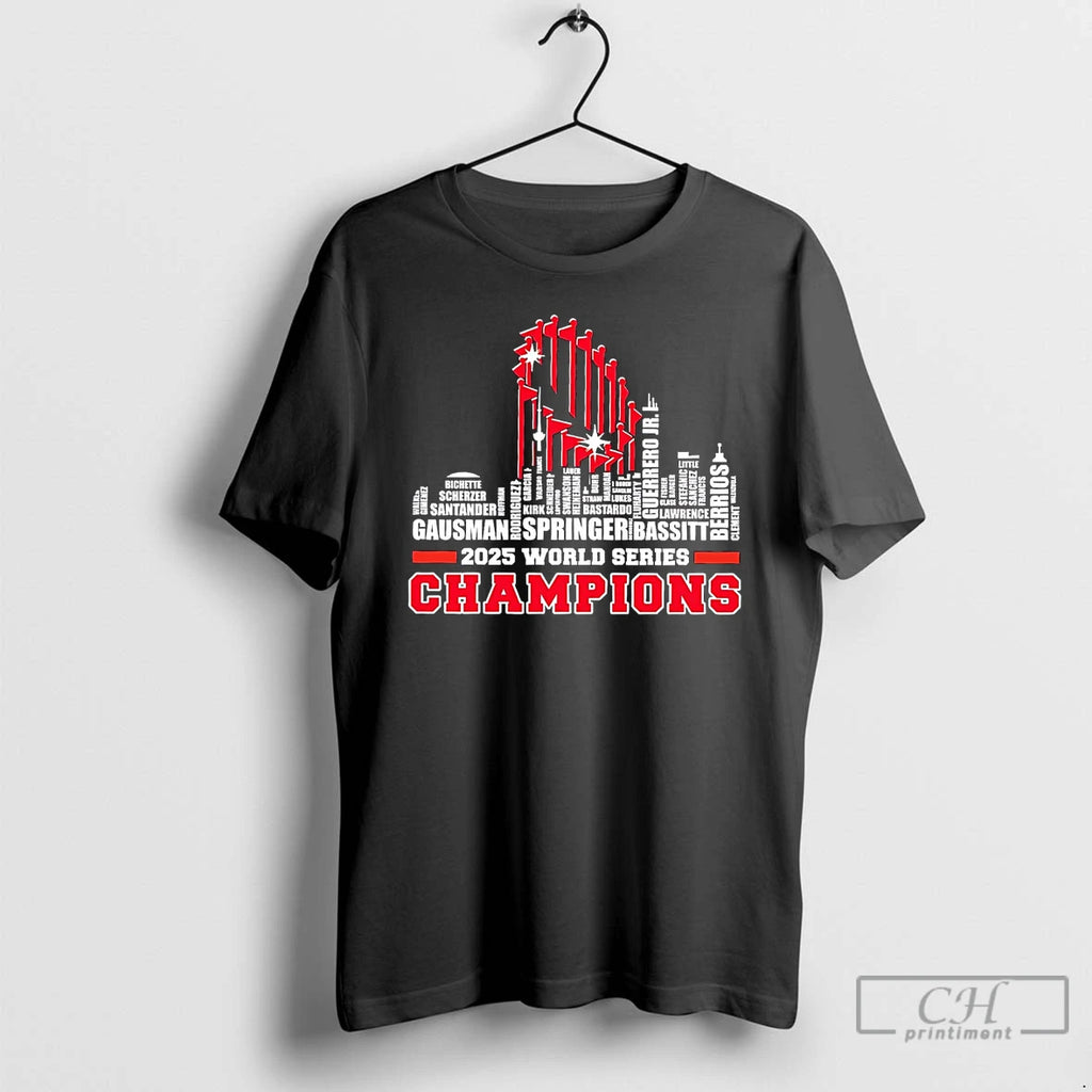 Premium Toronto Blue Jays 2025 World Series Champions Skyline T Shirts Hoodie Sweatshirt | PurePodTees.com
