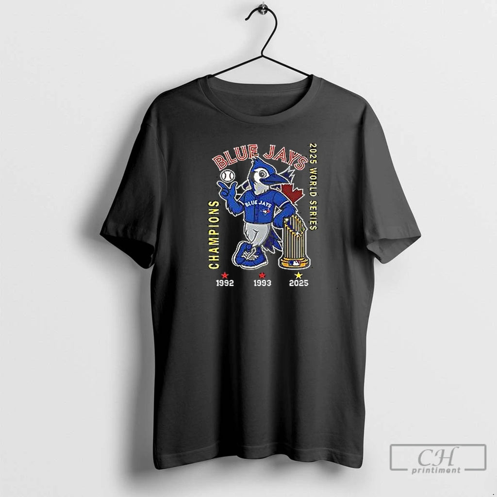 Premium Toronto Blue Jays Baseball World Series Champions 1992 1993 2025 T Shirts Hoodie Sweatshirt | PurePodTees.com