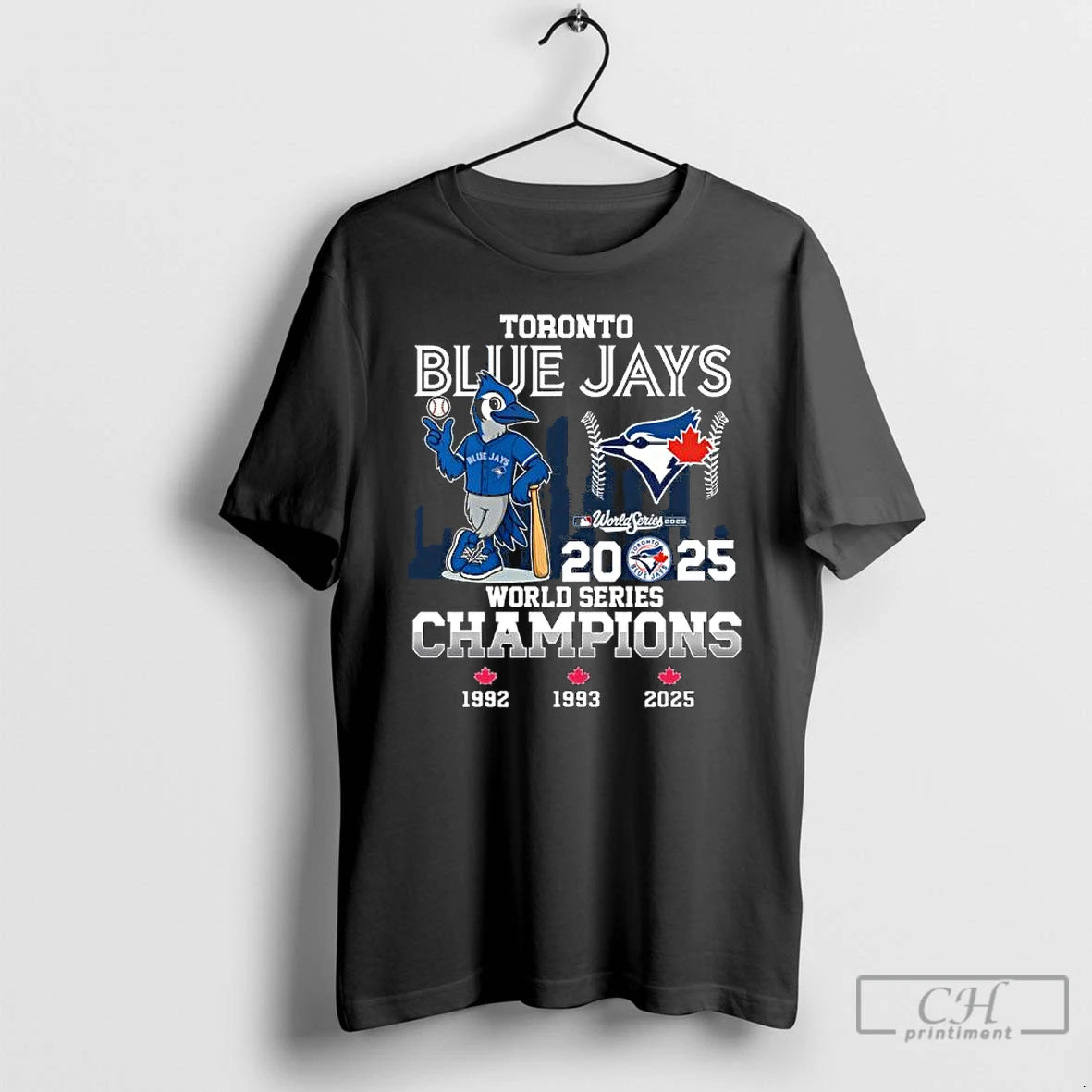 Premium Toronto Blue Jays Mascot 2025 World Series Champions T Shirts Hoodie Sweatshirt | PurePodTees.com