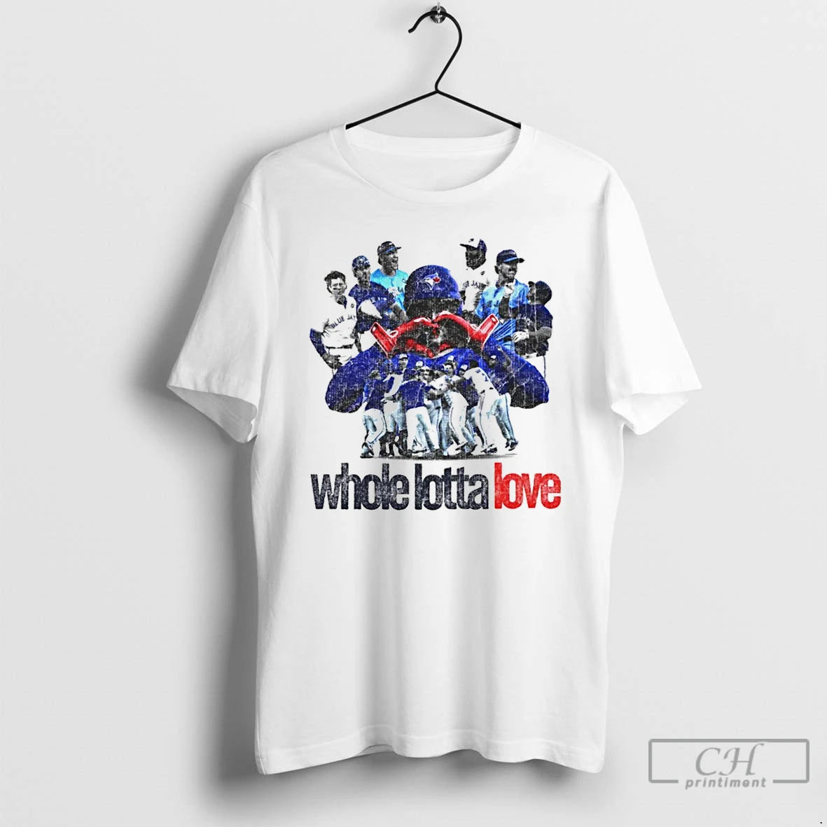Premium Toronto Blue Jays Whole Lotta Love Heart Team Boxy Mlb Baseball Vintage T Shirts Hoodie Sweatshirt | PurePodTees.com