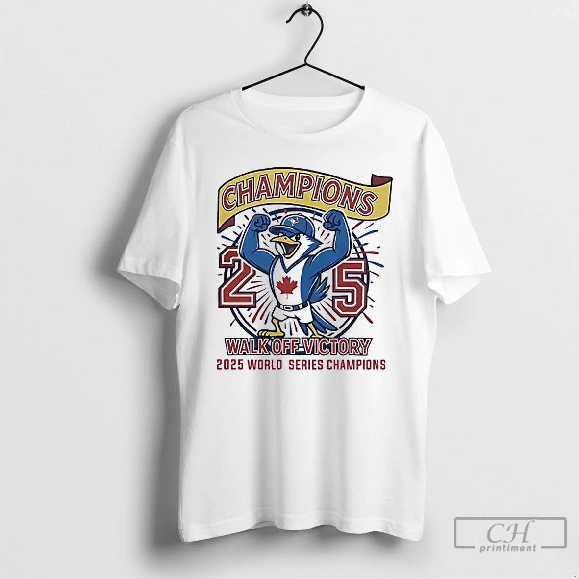 Premium Toronto Blue Jays World Series Champions 2025 Walk Off Victory T Shirts Hoodie Sweatshirt | PurePodTees.com