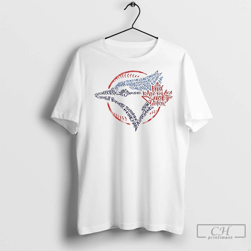 Premium Toronto Blue Jays Logo Players Names Shirt Hoodie Sweatshirt | PurePodTees.com