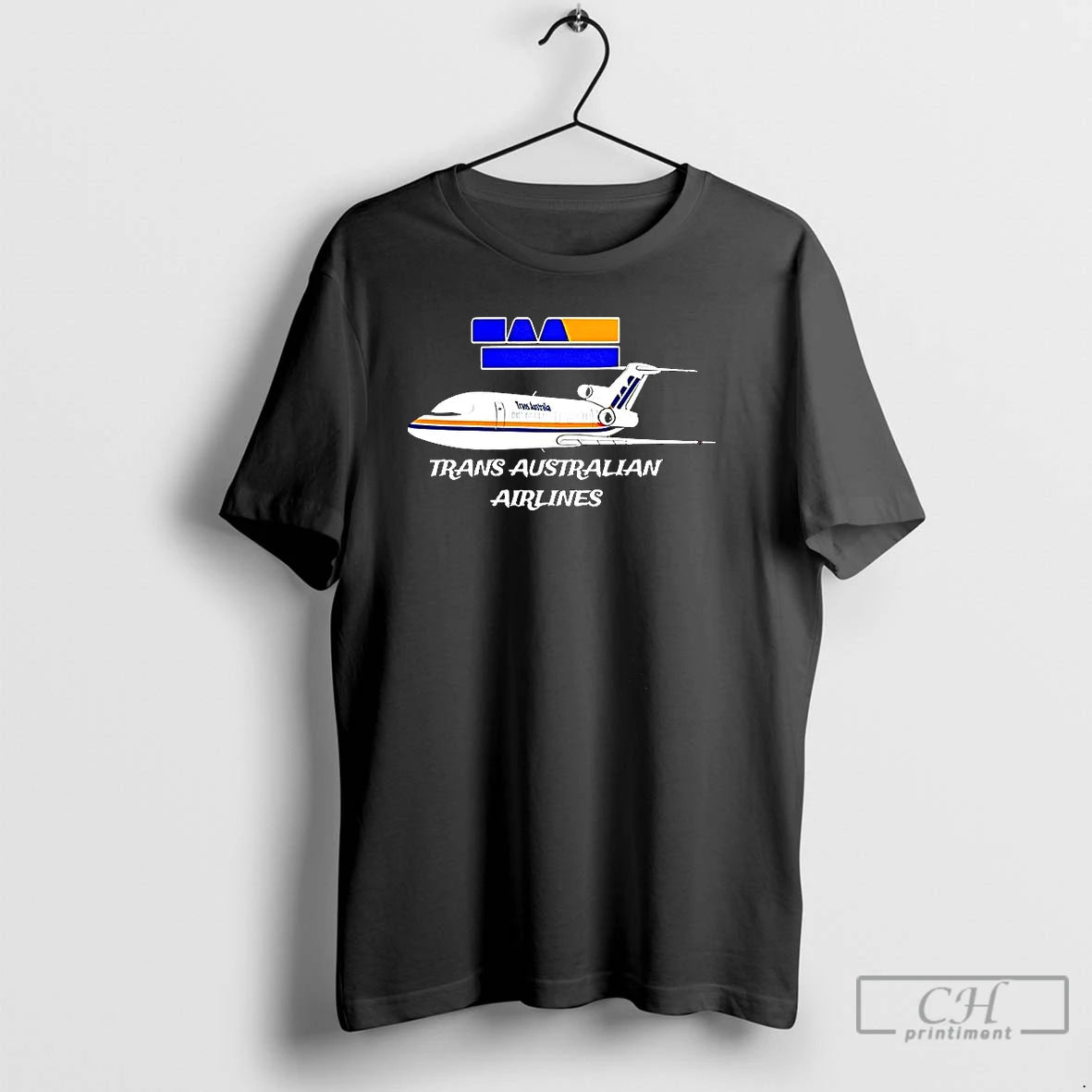 Premium Trans Australian Airlines Logo And Plane T Shirts Hoodie Sweatshirt | PurePodTees.com
