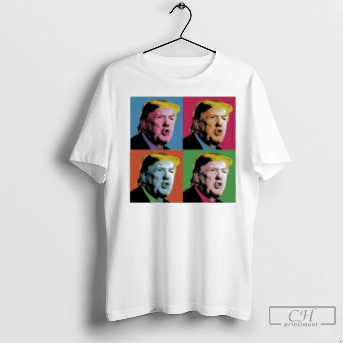 Premium Transfer Trump Pop Art Lets Go Brandon Fjb Shirt Hoodie Sweatshirt | PurePodTees.com