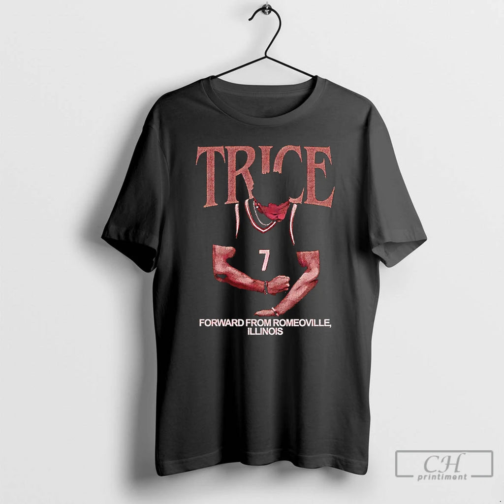 Premium Trayton Trice Forward From Romeoville Illinois Vintage T Shirts Hoodie Sweatshirt | PurePodTees.com