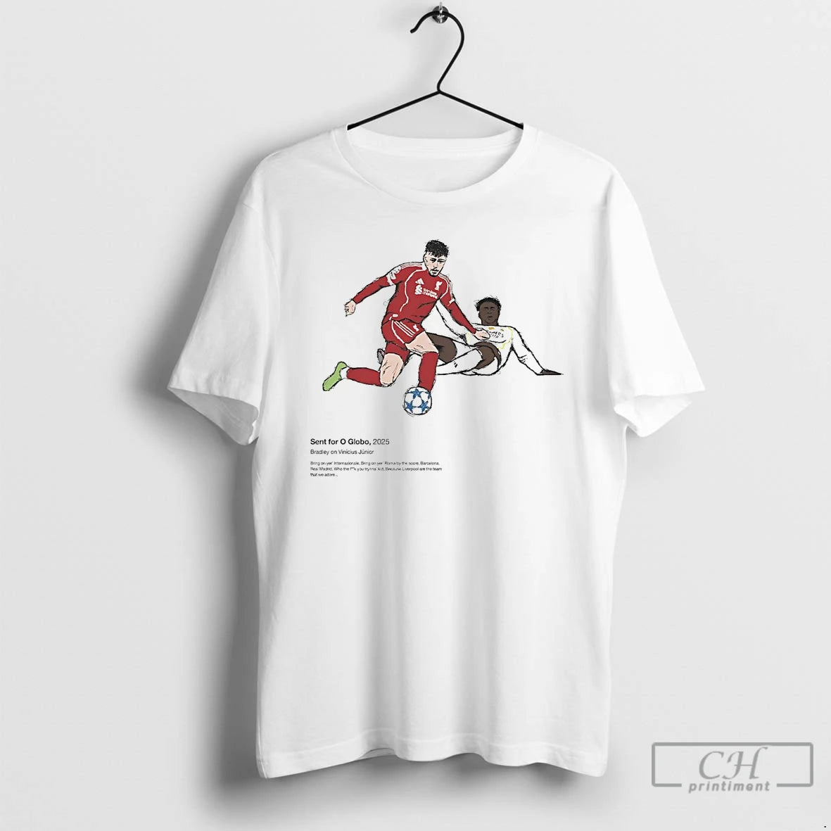 Premium Trent Alexander Arnold Sent For O Globo 2025 Liverpool Fc T Shirts Hoodie Sweatshirt | PurePodTees.com