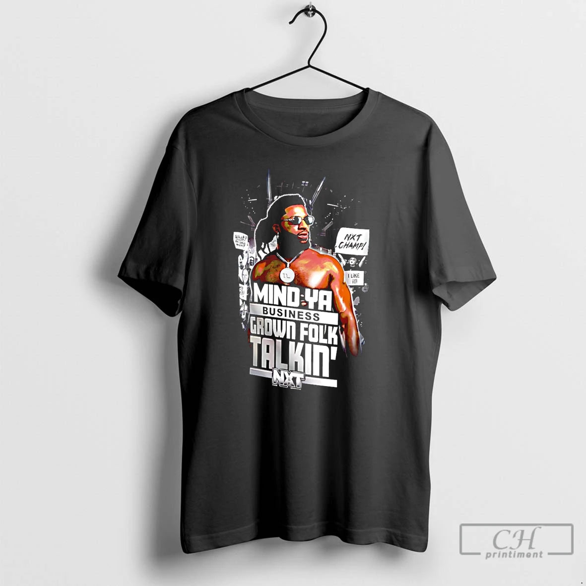 Premium Trick Williams Mind Ya Business Grown Folk Talkin T Shirts Hoodie Sweatshirt | PurePodTees.com