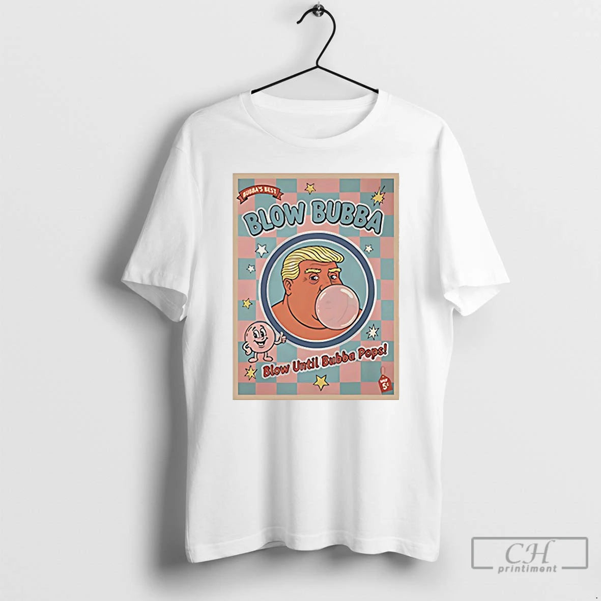 Premium Trump Blow Bubba Retro Bubble Gum Cartoon Shirt Hoodie Sweatshirt | PurePodTees.com