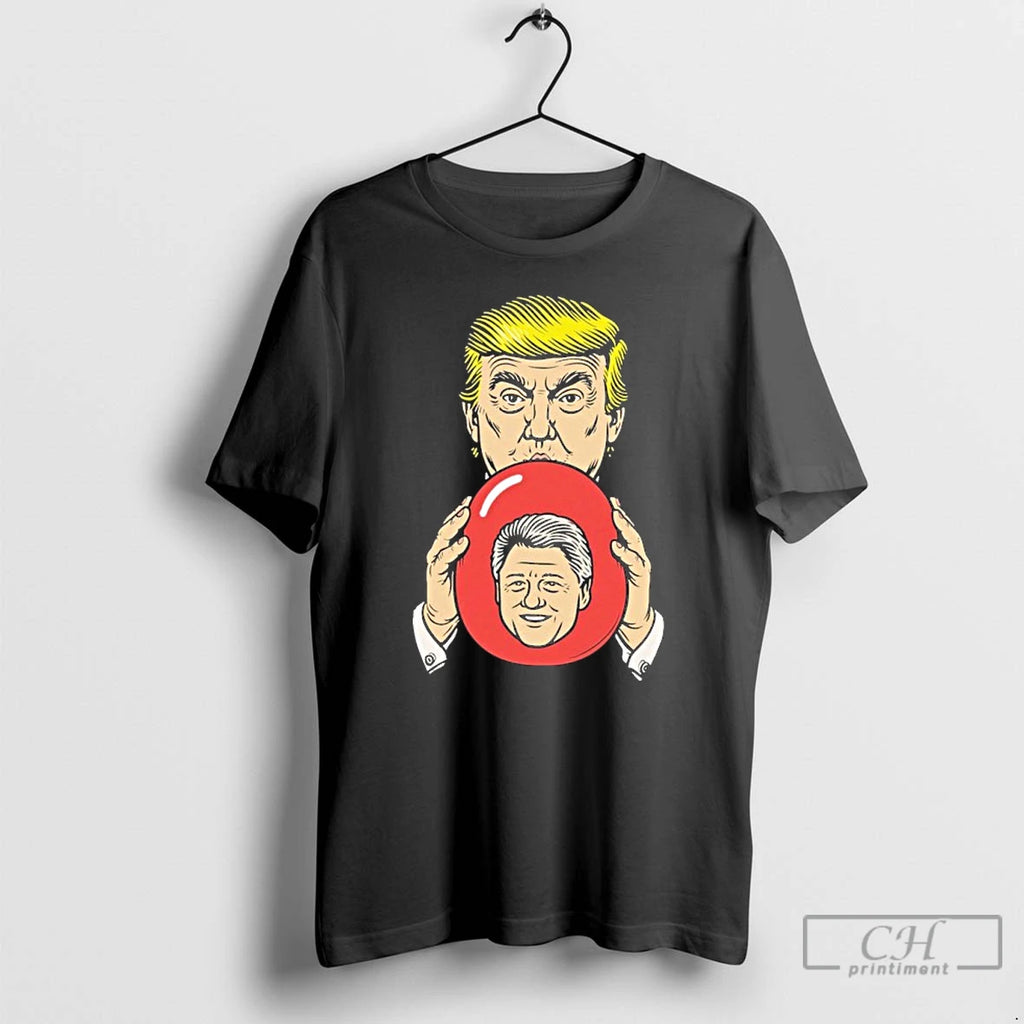 Premium Trump Blowing Clinton Shirt Hoodie Sweatshirt | PurePodTees.com