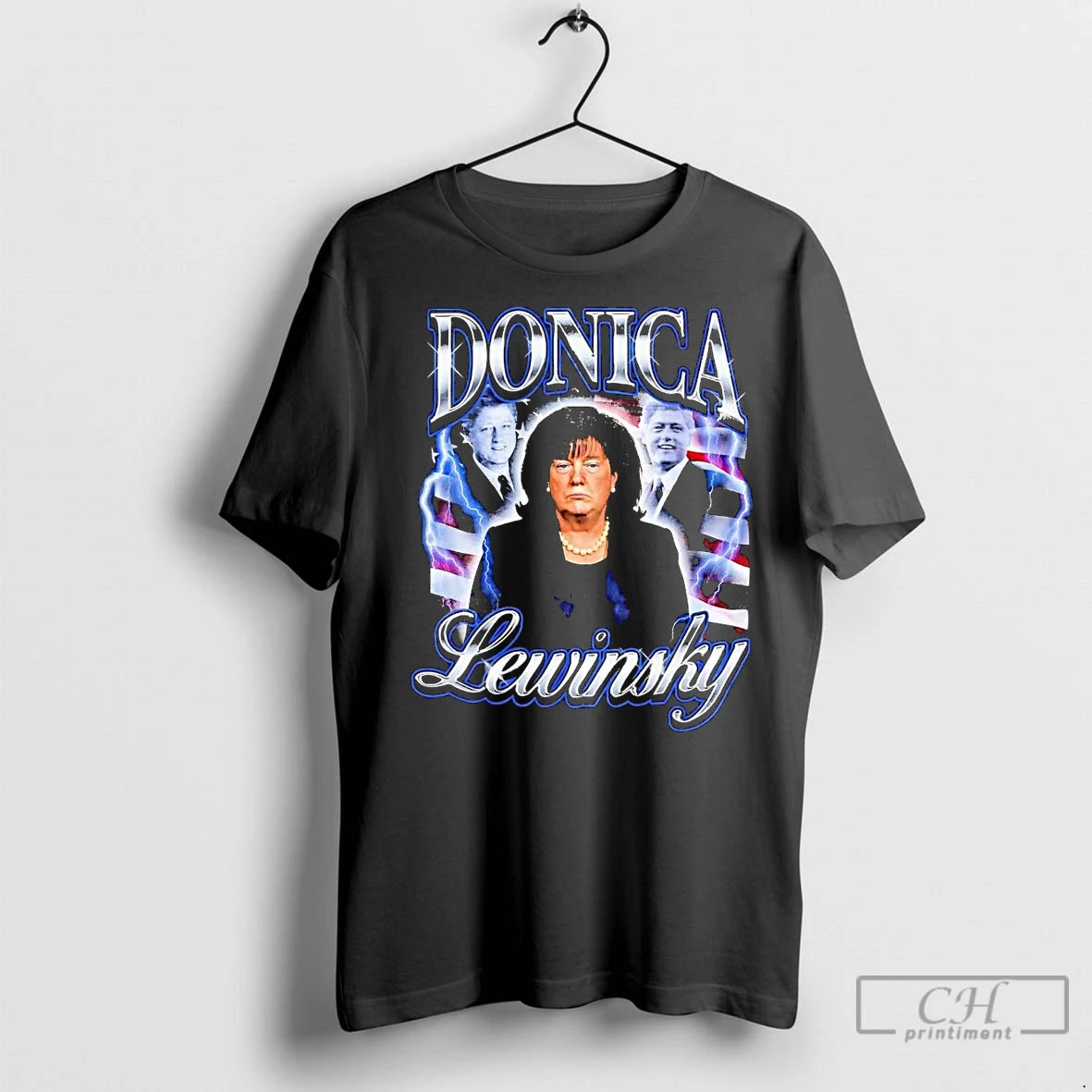 Premium Trump Clinton Donica Lewinsky Shirt Hoodie Sweatshirt | PurePodTees.com