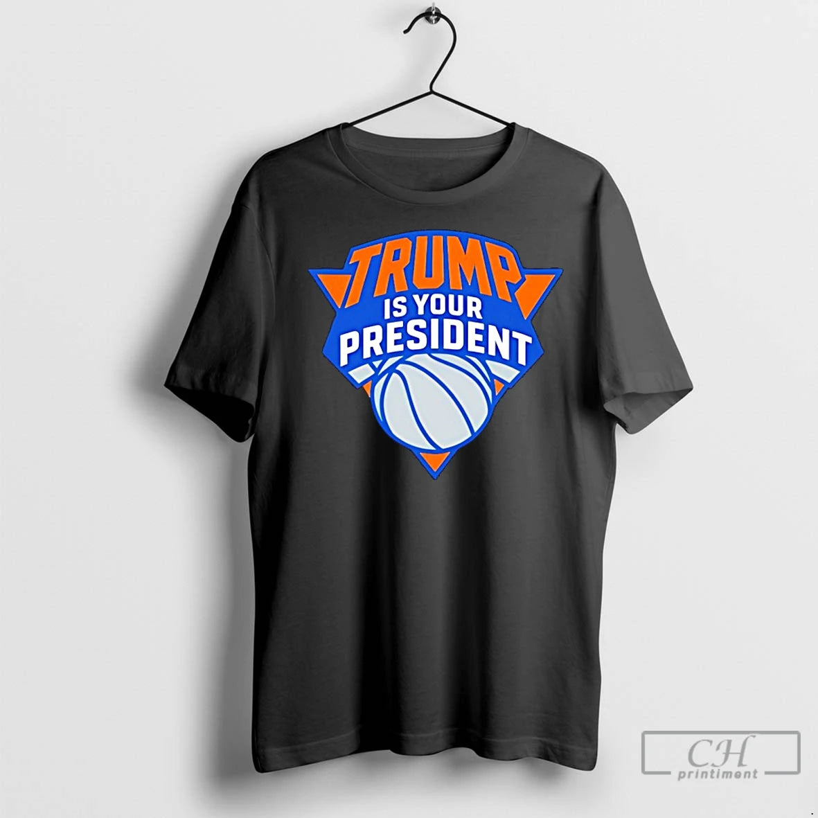 Premium Trump Is Your President Ny Knicks Logo Shirt Hoodie Sweatshirt | PurePodTees.com