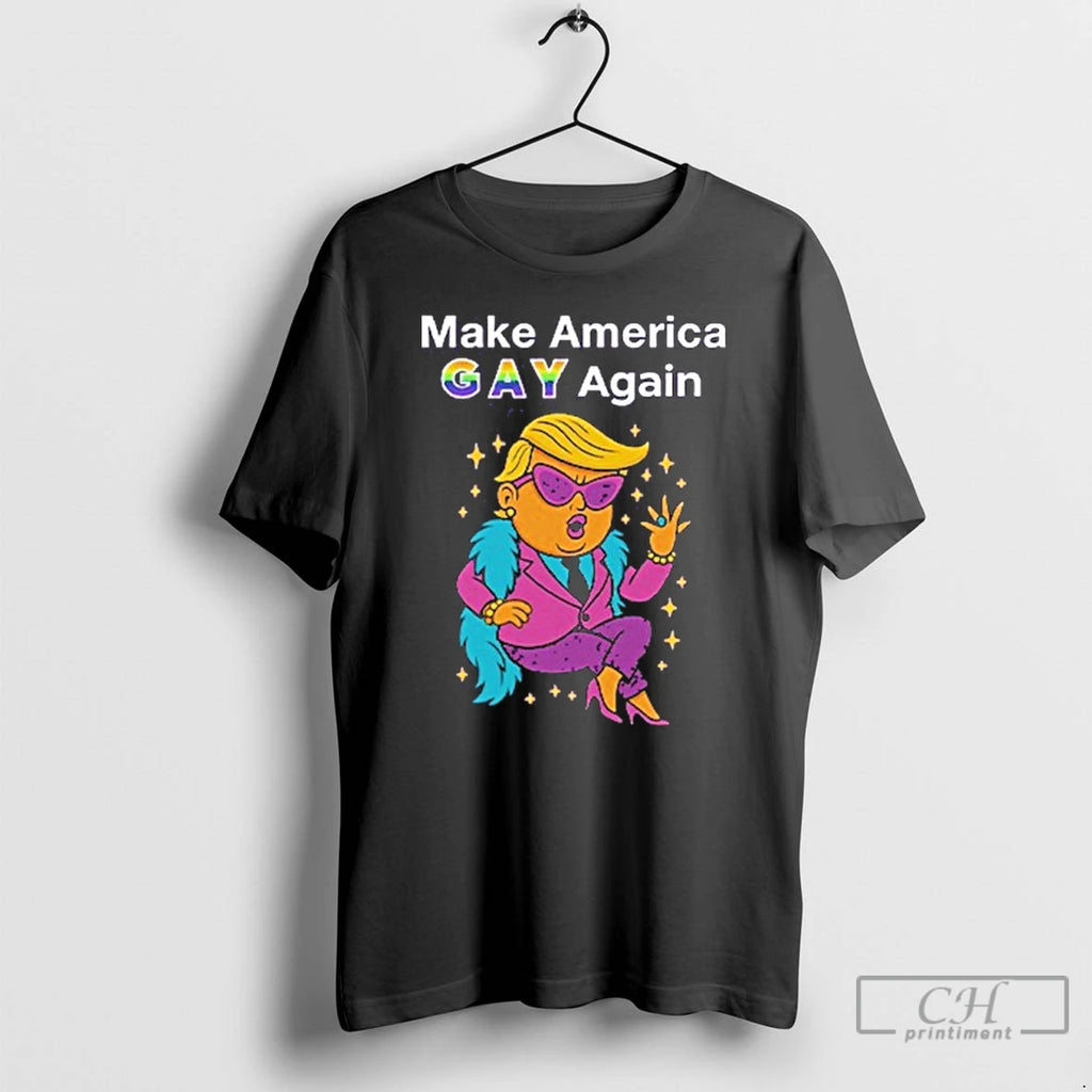 Premium Trump Make America Gay Again Shirt Hoodie Sweatshirt | PurePodTees.com