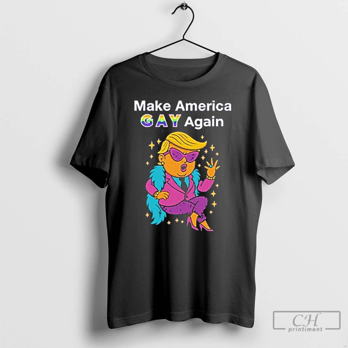 Premium Trump Make America Gay Again Shirt Hoodie Sweatshirt | PurePodTees.com