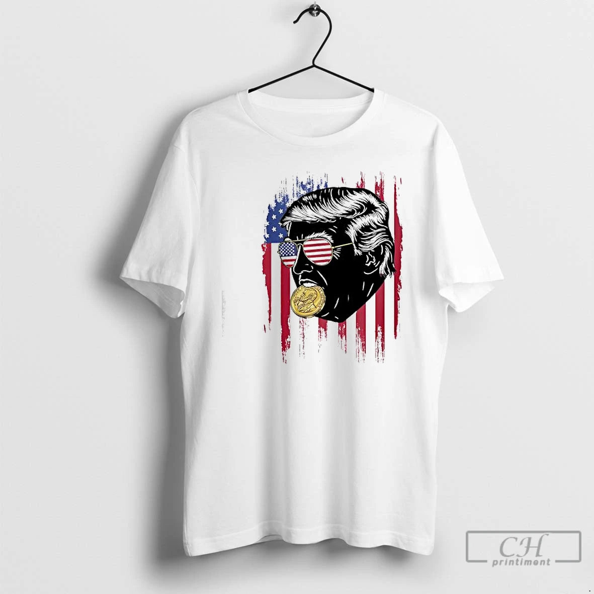 Premium Trump Nobel Prize American Flag T Shirts Hoodie Sweatshirt | PurePodTees.com